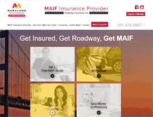 Tablet Screenshot of maifinsuranceonline.com